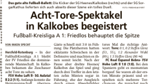 4:4 Ziel verfehlt